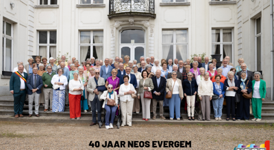 GROEPSFOTO NEOS EVERGEM 40 JAAR JUBILEUMFEEST