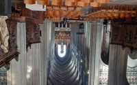 Binnenzicht kerk van Mons