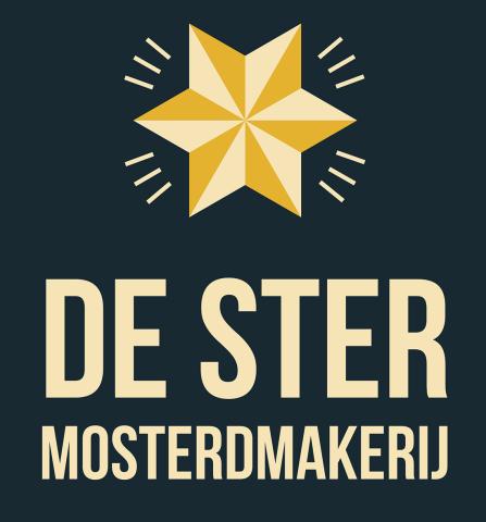 DE STER Logo 10X10cm