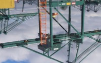 Laden en lossen containers