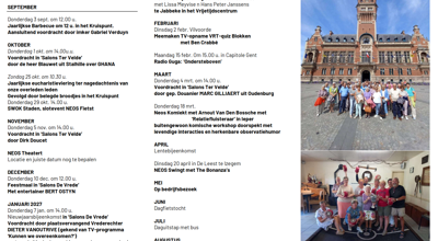 Jaarprogramma 2026 2027