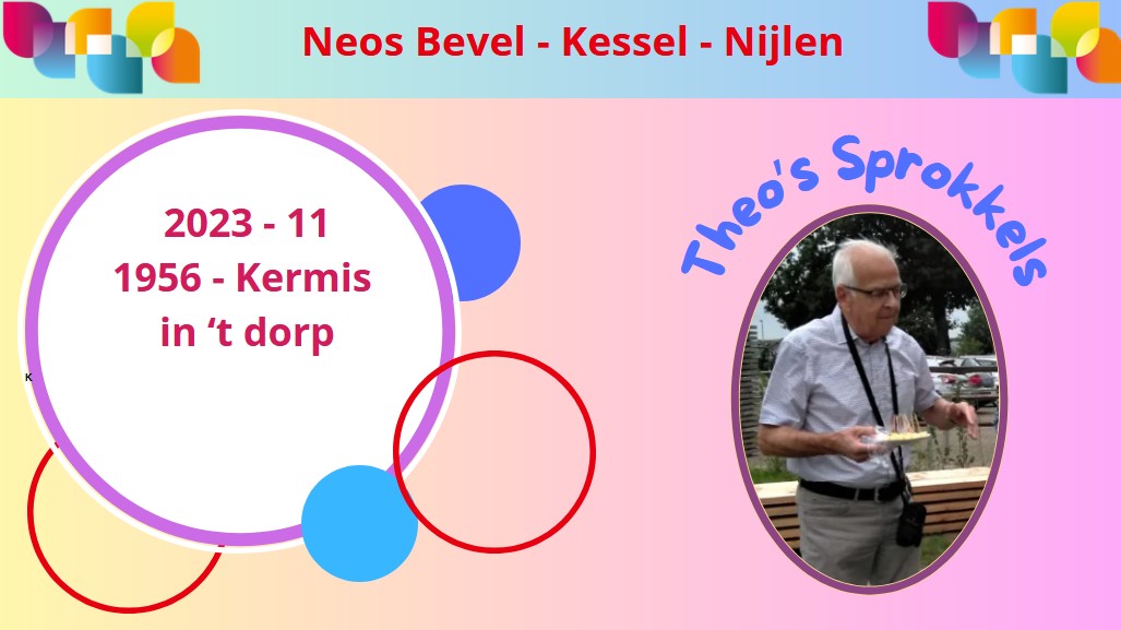 2023 - 11 - 1956 Kermis in mijn dorp