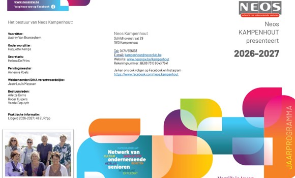 Jaarprogramma 2026 2027
