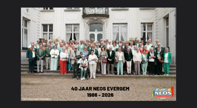 GROEPSFOTO NEOS EVERGEM JUBILEUMFEEST Canva