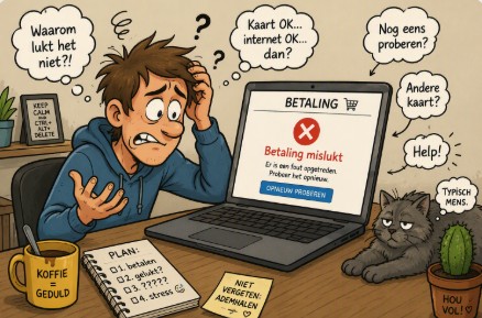 Tekening Betalen Via Pc Lukt Niet