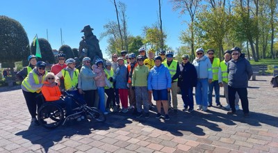 Fietsroute langs de kust