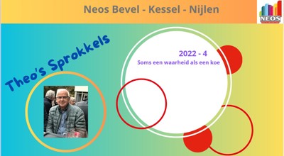 2022 - 4 - Soms een waarheid als een koe