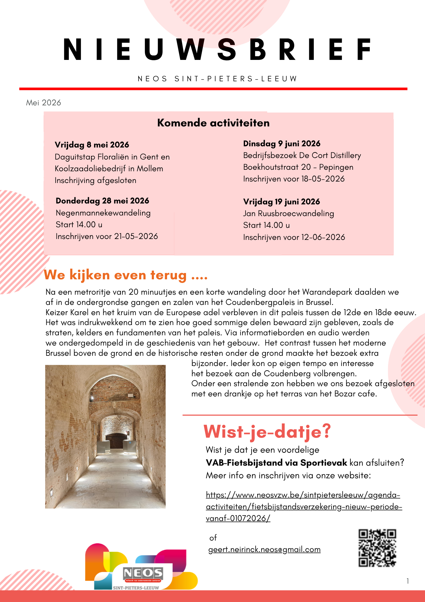 Neos SPL Nieuwsbrief Mei 2026