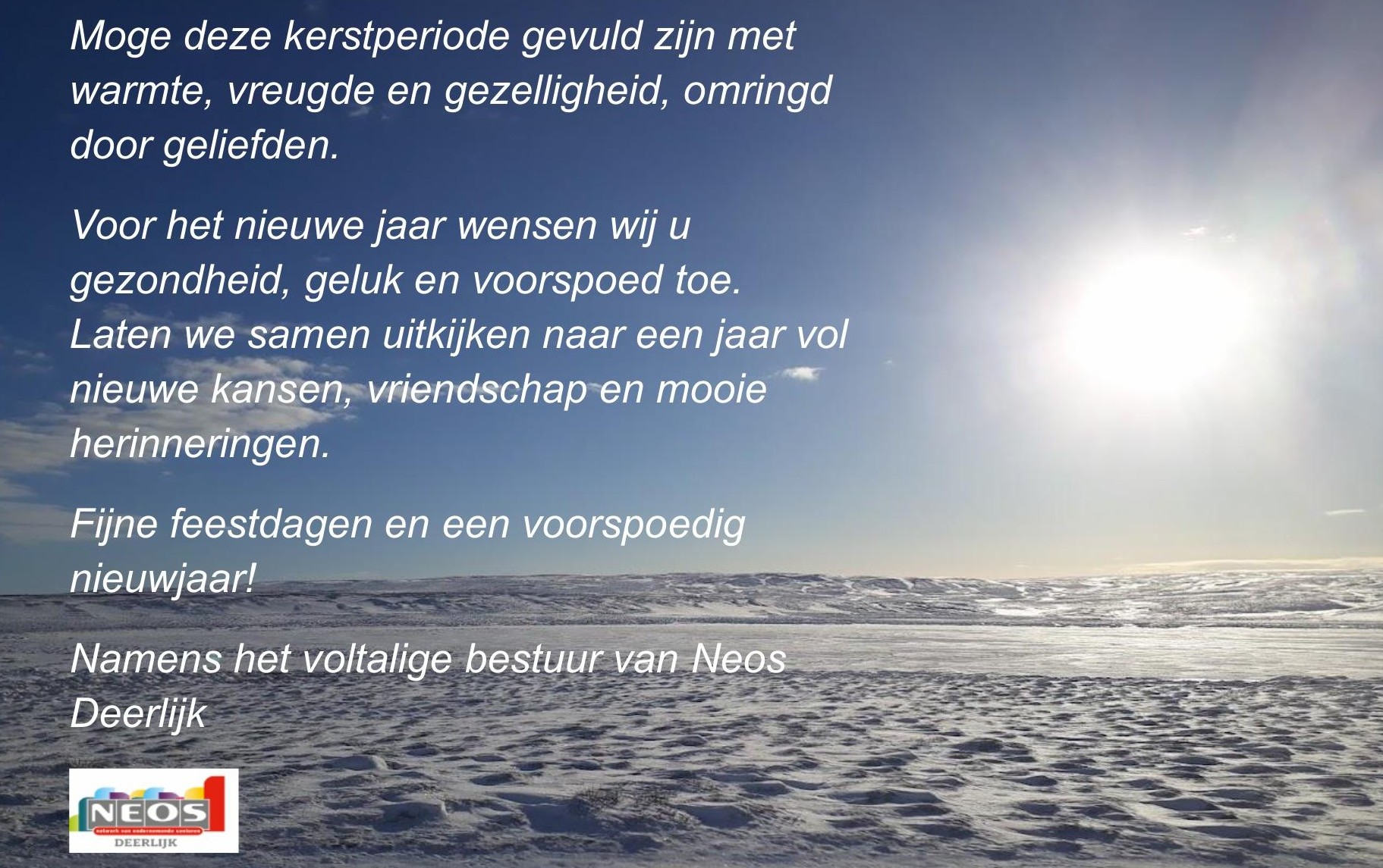 Kerstwensen NEOS Bis