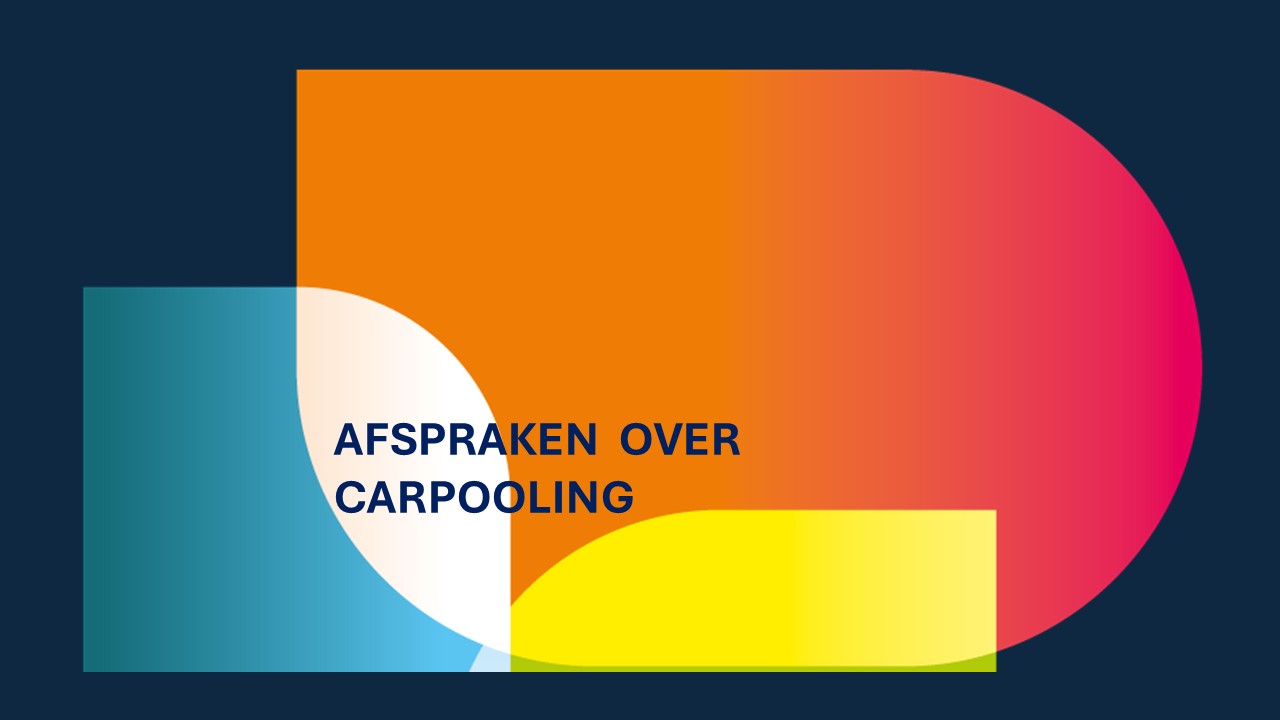 Carpooling afspraken