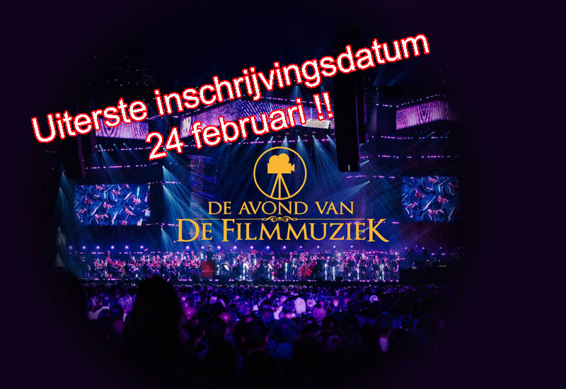 Avond Van De Filmmuziek 2026 Uiterste Inschrijving
