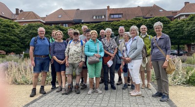 Groepsfoto van de deelnemers 8 km