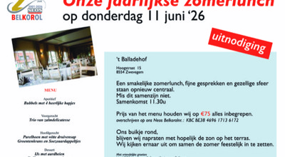 Zomerlunch 11 Juni