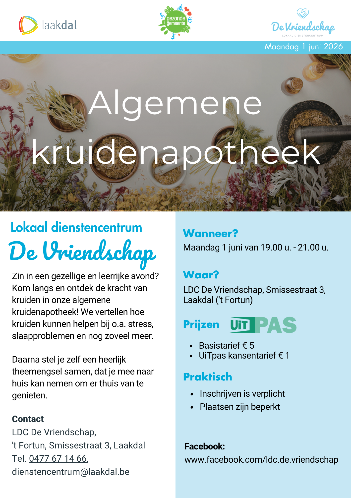 Algemene Kruidenapotheek Flyer