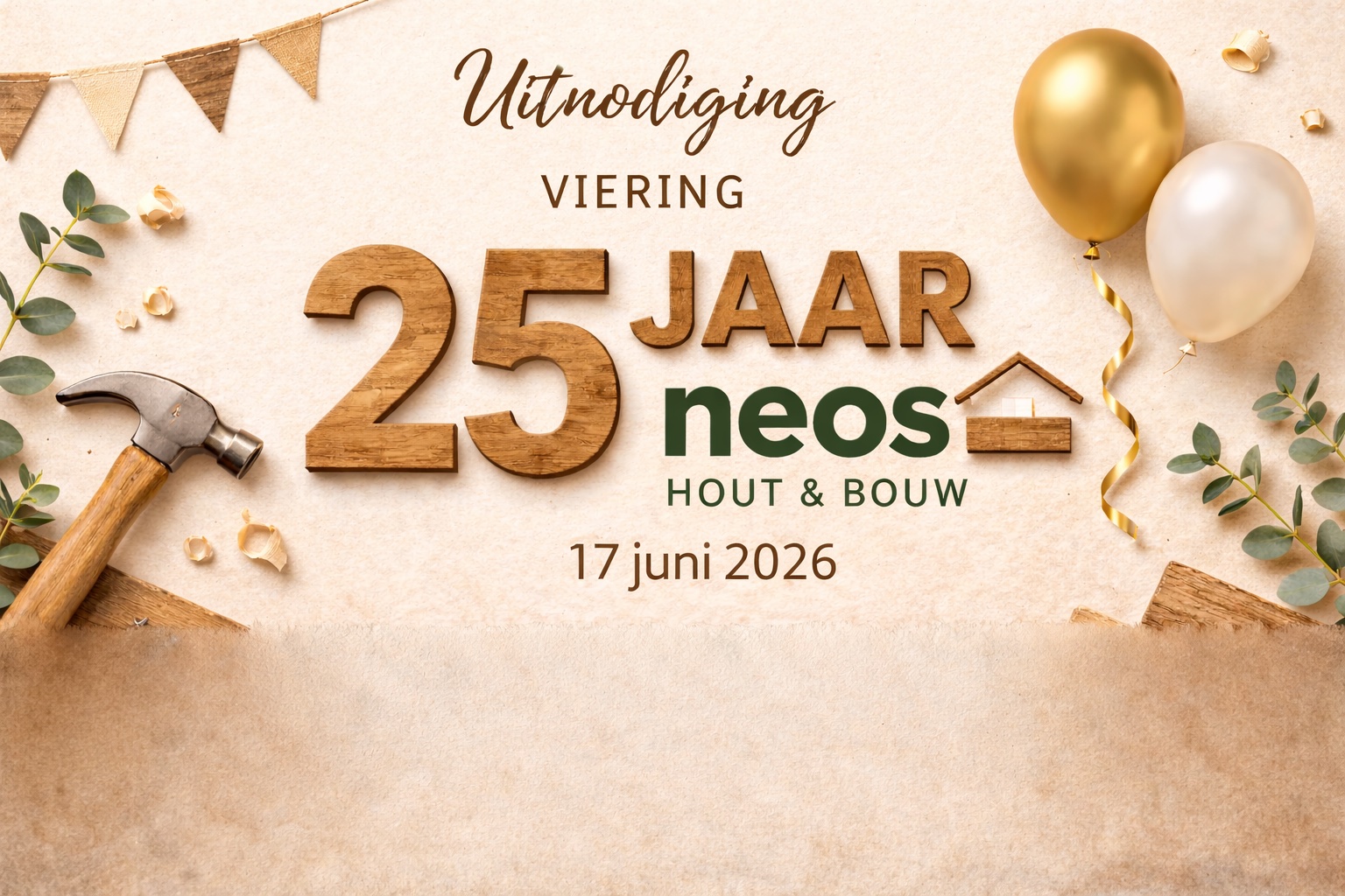 uitnodiging 25 jaar